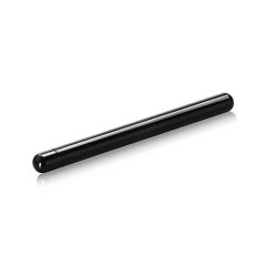Fixation Cylindrique en Aluminium Noir pour Présentation sur Table Chevalet de Bureau