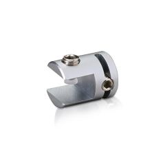 Pince en Aluminium pour un Support Horizontale - ∅ 16 mm - Pour Fixation suspendue par Câble