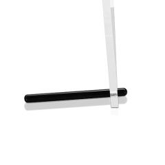Fixation Cylindrique en Aluminium Noir pour Présentation sur Table Chevalet de Bureau