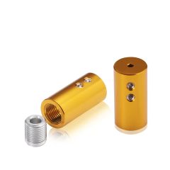 Fixation Plafond pour Câble en Aluminium Anodisé Doré