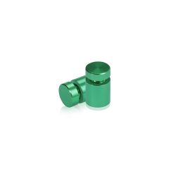 Fixation Murale avec Entretoise - Aluminium Anodisé - ∅ 12 mm - Entretoise : 12 mm - Vert