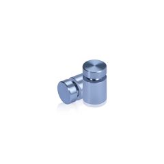 Fixation Murale avec Entretoise - Aluminium Anodisé - ∅ 12 mm - Entretoise : 12 mm - Gris Acier