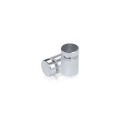 Fixation Murale avec Entretoise - Aluminium Anodisé - ∅ 12 mm - Entretoise : 12 mm - Gris