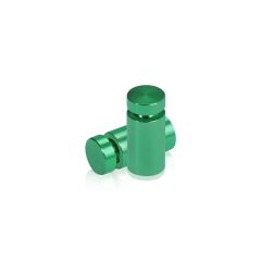Fixation Murale avec Entretoise - Aluminium Anodisé - ∅ 12 mm - Entretoise : 20 mm - Vert