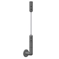 Kit de Fixation par Câble avec 1 Angle Mur/Plafond en Inox Premium
