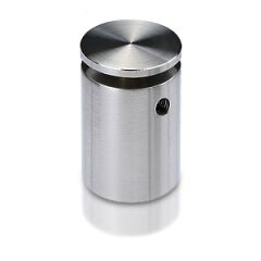 Fixation Murale avec Entretoise - Tête Ultra Plate - Inox Premium Brossé - ∅ 19 mm - Entretoise : 25 mm 