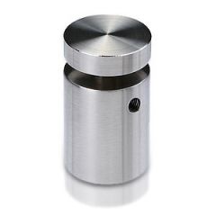 Fixation Murale avec Entretoise - Tête Plate Standard - Inox #304 - ∅ 19 mm - Entretoise : 25 mm