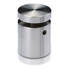 Fixation Murale avec Entretoise - Tête Plate Standard - Inox #304 - ∅ 25 mm - Entretoise : 25 mm
