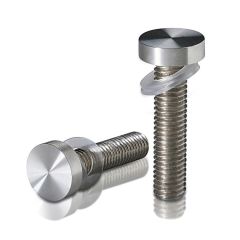 Tête Longue - Inox Premium Satin - ∅ 19 mm - Epaisseur Support < 25 mm