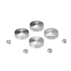 Kit de 4 Cache-VisKit de 4 Cache Vis - ∅ 25 mm en Aluminium Anodisé Brillant