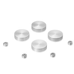 Kit de 4 Cache-VisKit de 4 Cache Vis - ∅ 25 mm en Aluminium Anodisé Naturel