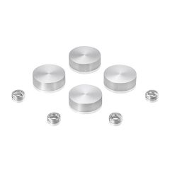 Kit de 4 Cache-VisKit de 4 Cache Vis - ∅ 20 mm en Aluminium Anodisé Naturel