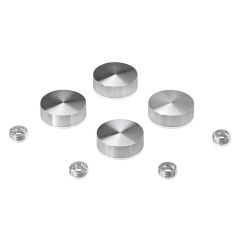 Kit de 4 Cache-VisKit de 4 Cache Vis - ∅ 20 mm en Aluminium Anodisé Brillant