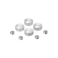 Kit de 4 Cache-VisKit de 4 Cache Vis - ∅ 16 mm en Aluminium Anodisé Naturel