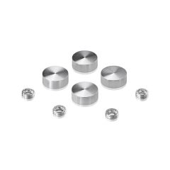 Kit de 4 Cache-VisKit de 4 Cache Vis - ∅ 16 mm en Aluminium Anodisé Brillant