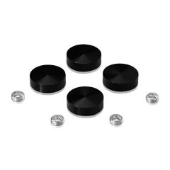 Kit de 4 Cache-VisKit de 4 Cache Vis - ∅ 22 mm en Aluminium Anodisé Noir