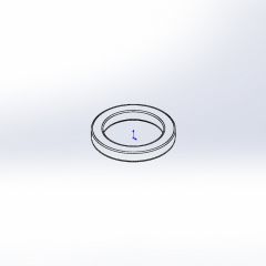 Rondelle en Silicone - ∅ intérieur : 8 mm - ∅ extérieur : 12 mm