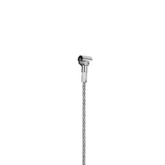 Câble Acier Inoxydable avec tête sertie en forme de Cobra - Longueur : 120 cm - ∅ 2 mm