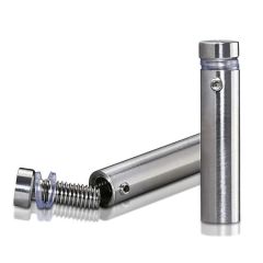 Fixation Murale avec Entretoise - Inox #304 Brossé - Inviolable - ∅ 12 mm - Entretoise : 45 mm