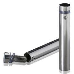 Fixation Murale avec Entretoise - Inox #304 Poli - Inviolable - ∅ 12 mm - Entretoise : 65 mm