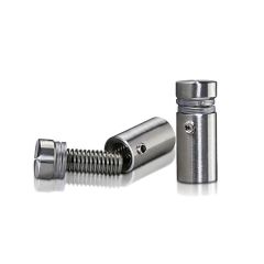 Fixation Murale avec Entretoise - Inox #316 Brossé - Inviolable - ∅ 12 mm - Entretoise : 19 mm 