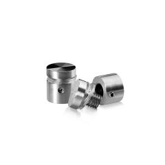Fixation Murale avec Entretoise - Inox #316 Brossé - Inviolable - ∅ 19 mm - Entretoise : 12 mm 