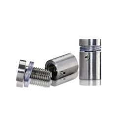 Fixation Murale avec Entretoise - Inox #316 Brossé - Inviolable - ∅ 16 mm - Entretoise : 19 mm 