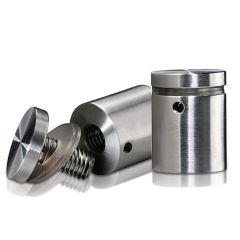 Fixation Murale avec Entretoise - Inox #316 Brossé - Inviolable - ∅ 22 mm - Entretoise : 25 mm 