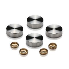 Kit de 4 Cache-VisKit 4 Cache-Vis - Inox #304 - ∅ 18 mm