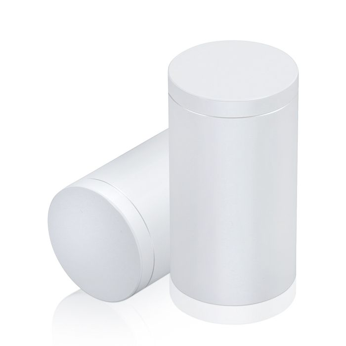30 cache-vis en plastique blanc 4.5mm