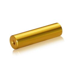 1/4''-20 Gehäuse mit Gewinde Durchmesser: 19 mm, Länge: 3", gold eloxiert