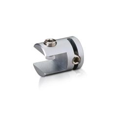 Pince en Aluminium pour un Support Horizontale - ∅ 16 mm - Pour Fixation suspendue par Câble de 3 mm