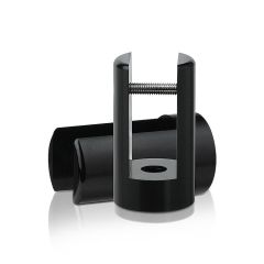 Aluminum Black Anodized Finish Projecting Gripper, Holds Up To 1/2'' Material