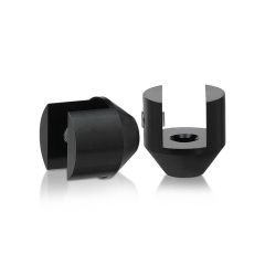 Aluminum Black Anodized Finish Projecting Gripper, Holds Up To 1/2'' Material