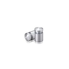 Aluminium Abstandhalter, Durchmesser:12 mm, Abstandhalter: 12 mm, natur eloxiertes Aluminium