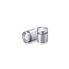Aluminium Abstandhalter, Durchmesser: 16 mm, Abstandhalter: 12 mm, natur eloxiertes Aluminium