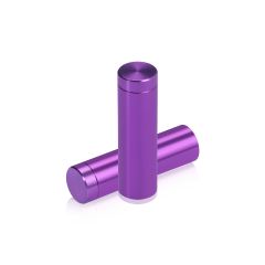 1/2'' Diameter X 1-1/2'' Barrel Length, Affordable Aluminum Standoffs, Purple Anodized Finish Easy Fasten Standoff (For Inside / Outside use)