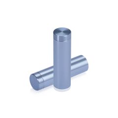 1/2'' Diameter X 1-1/2'' Barrel Length, Affordable Aluminum Standoffs, Steel Grey Anodized Finish Easy Fasten Standoff (For Inside / Outside use)