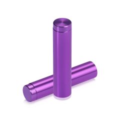 1/2'' Diameter X 2'' Barrel Length, Affordable Aluminum Standoffs, Purple Anodized Finish Easy Fasten Standoff (For Inside / Outside use)