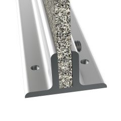 Rail profilé 5 cm en Aluminium Anodisé Brillant pour support jusqu'à 6.5 mm