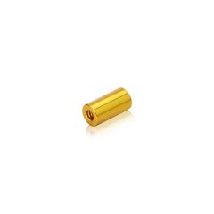 6-32 Threaded Barrels Diameter : 1/4''. Length : 1''. Gold Anodized Aluminium