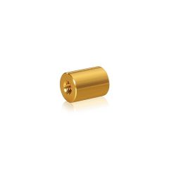 5/16-18 Threaded Barrels Diameter: 3/4'', Length: 1'', Gold Anodized