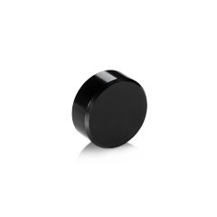 Kappe Durchmesser: 25 mm, Höhe: 9,50 mm, schwarz eloxiertes Aluminium
