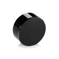 5/16-18 Threaded Caps Diameter: 1 1/4'', Height 1/2'', Black Anodized Aluminum