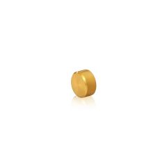 Kappe Durchmesser: 12 mm, Höhe: 1/4''", gold eloxiertes Aluminium