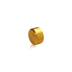 Kappe Durchmesser: 19 mm, Höhe: 5/16", gold eloxiertes Aluminium