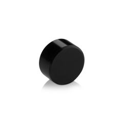 Kappe Durchmesser: 16 mm, Höhe: 5/16", schwarz eloxiertes Aluminium