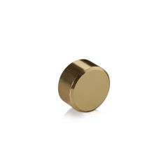Kappe Durchmesser: 16 mm, Höhe: 5/16", gold eloxiertes Aluminium