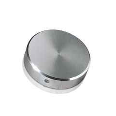 Verschlusskappen Durchmesser: 30 mm, Höhe: 5/16", natur eloxiertes Aluminium