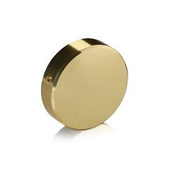 Verschlusskappen Durchmesser: 30 mm, Höhe: 5/16", gold eloxiertes Aluminium